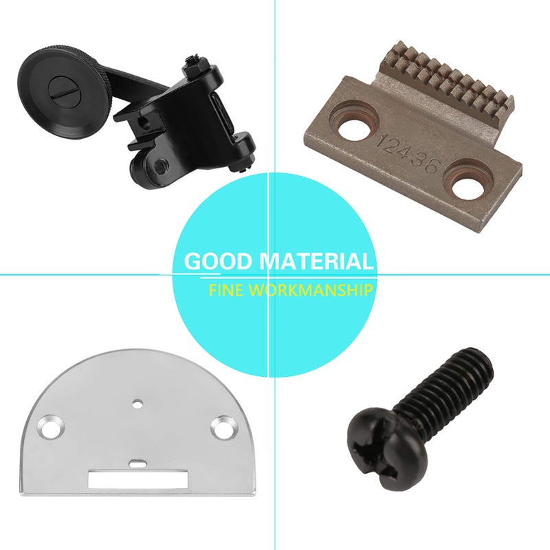 Hilitand 4pcs Roller Foot Plate Feed Sewing Singer Parts Roller Presser Foot, Presser Spare Parts Accessories for Sewing Machine - Image 5